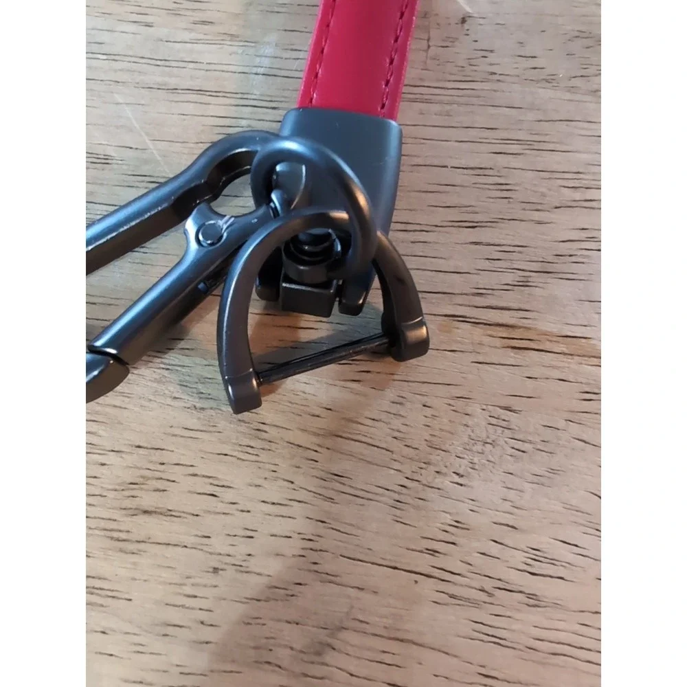 Corvette Keychain Red Strap‎ with Screwdriver and Metal Clip